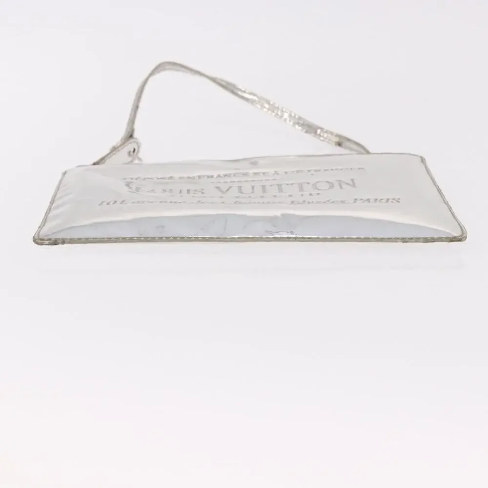 Louis Vuitton Monogram Miroir Pochette Platt Accessory Pouch Silver